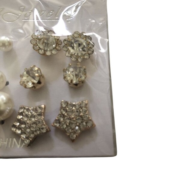 Fashion Jewelry Earring Lot 1 set of 9 pairs 1 Pack - Picture 6 of 6